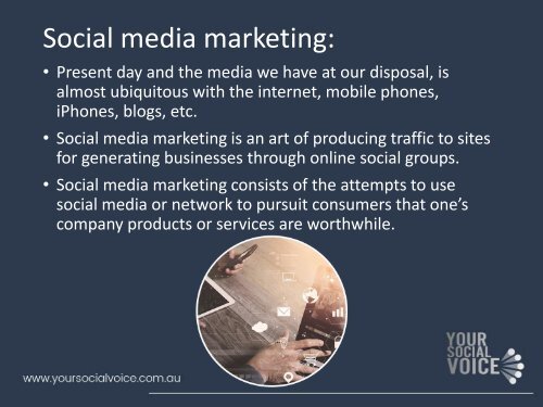 Social Media Marketing Perth | To Represent Your Brand Everywhere