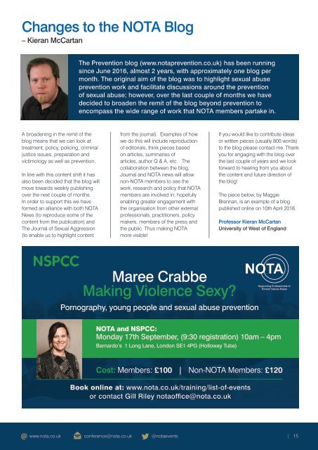 NOTA News Newsletter July 2018 1