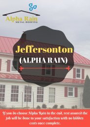 Jeffersonton- Alpha Rain