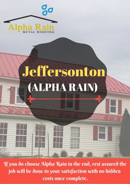 Jeffersonton- Alpha Rain