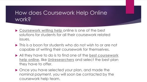 Looking for online help with coursework in UK