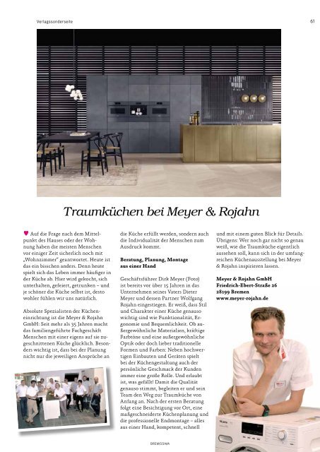 BREMISSIMA Magazin | Januar - Februar 2019