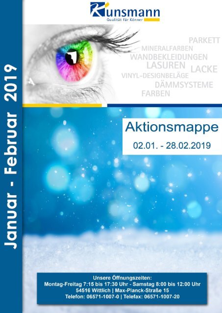 Aktionsmappe Januar - Februar 2019