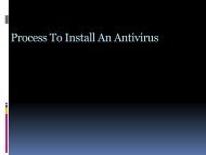 Learn How To Install An Antivirus