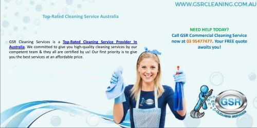 Top-Rated Cleaning Service Australia