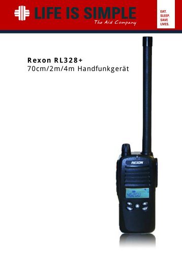 Rexon RL328+ 70cm/2m/4m Handfunkgerät