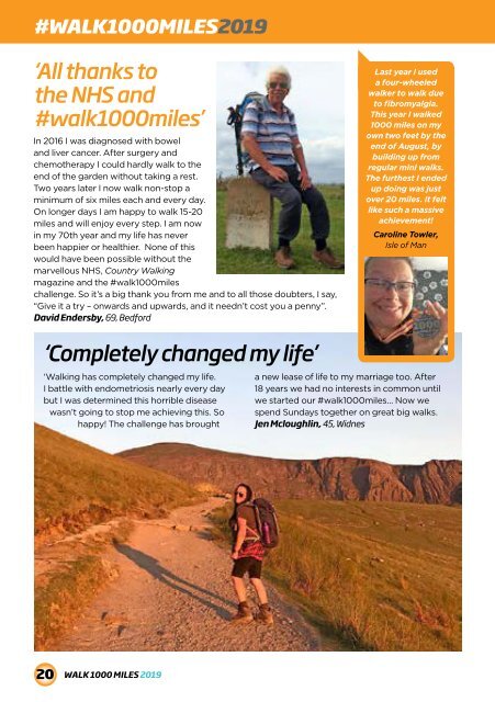 WALK 1000 supplement