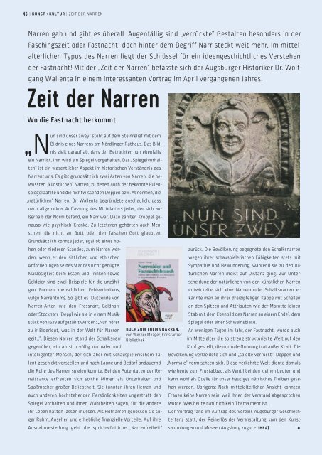 SchlossMagazin Fünfseenland Januar 2019