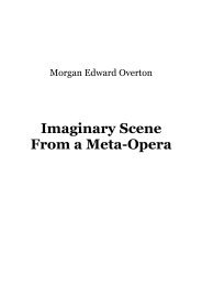 Imaginary Scene From a Meta-Opera (Morgan Edward Overton) - full score