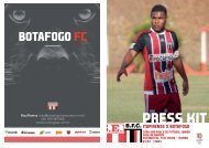 PRESS KIT: Itapirense x Botafogo - Copa São Paulo - 03/01/2019