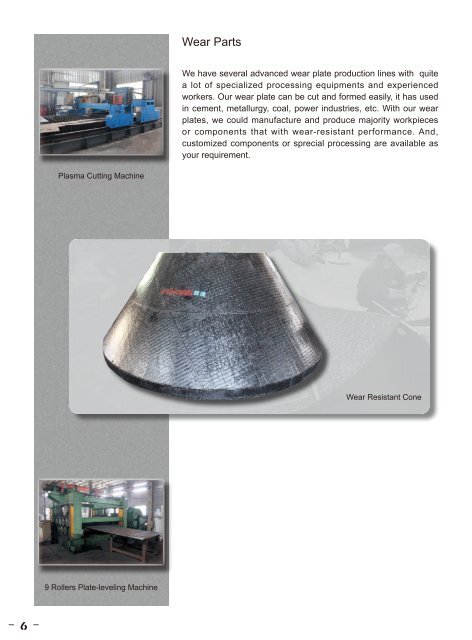 Chromium carbide overlay plate