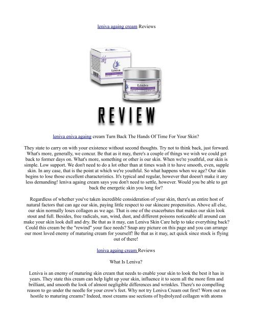 anti aging cream reviews