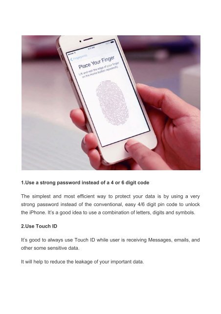 10 Tips to Secure your Iphone Even 10 Tips to Secure your Iphone Even More_ #8 is Risky Enough to Ignore