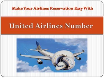 United Airlines Phone Number | Customer Service Toll Free