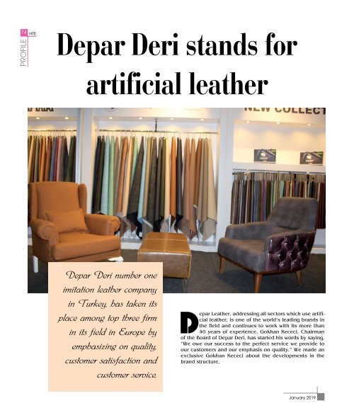 Home Textile Magazine January - 2019