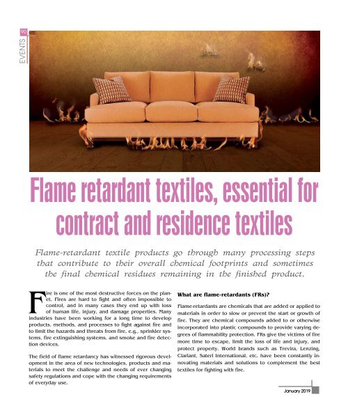 Home Textile Magazine January - 2019