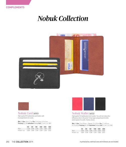 THE COLLECTION 2019 - ENGLISH