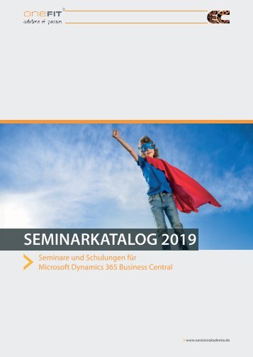 oneFIT Akademie Seminarkatalog 2019