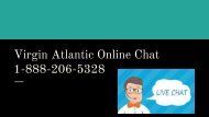 Virgin Atlantic Online Chat 1-888-206-5328