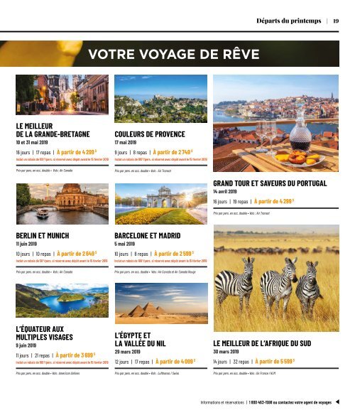 La Gazette du Voyageur par GVQ - janvier 2019