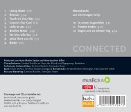Inhaltsverzeichnis Connected CD
