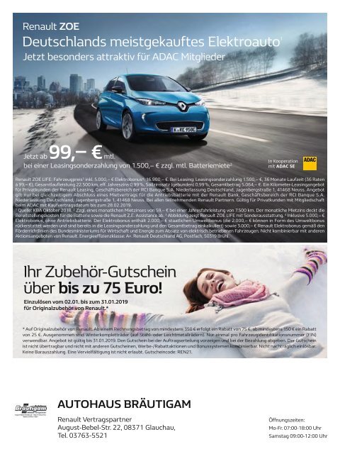 Renault Autohaus Bräutigam - 09.01.2019