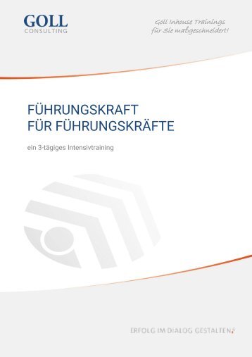 Führung - FührungsKRAFT für Führungskräfte - Training