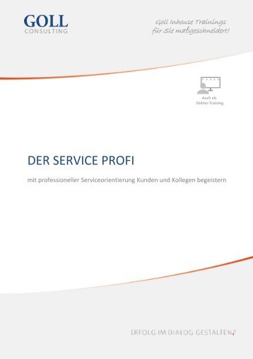 Kommunikation - Der Service Profi - Training