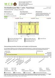 Strohhaus, Strohballenwand, 40er, Lehm, Passivhaus, U-Wert