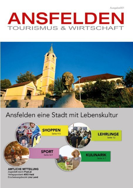 Ansfelden Tourismus- und Wirtschaftsmagazin