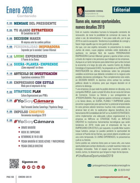 Juntos Gaceta Mercantil - Enero 2019