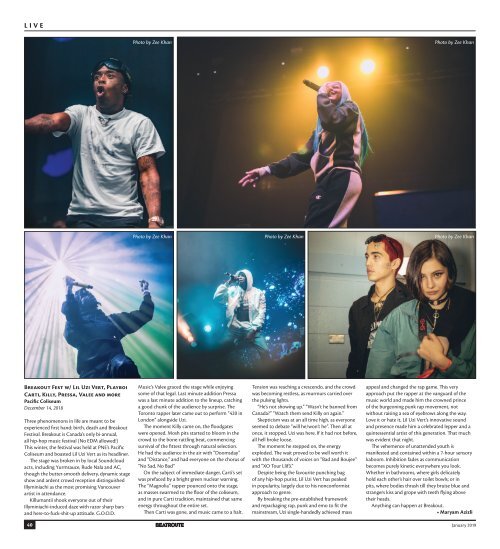 BeatRoute Magazine BC Edition January 2019