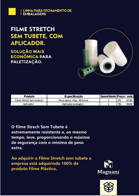 Catálogo 2019 - Linha Fechamento de Embalagens