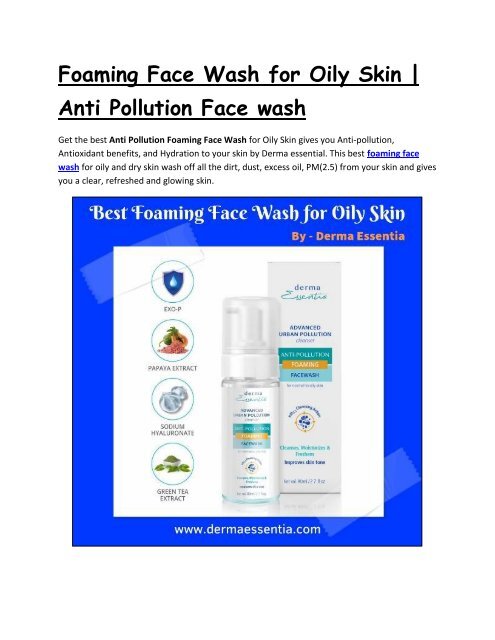 derma glow face wash