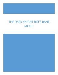 THE DARK KNIGHT RISES BANE JACKET