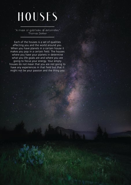 InDesign - Stargazing 