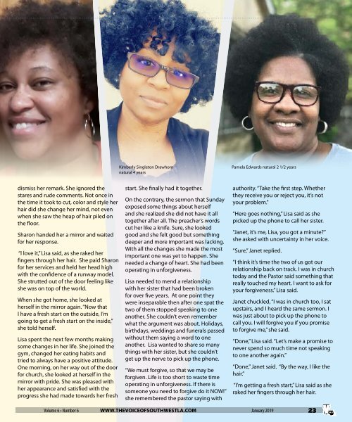  The Voice of Southwest Louisiana January 2019 Issue