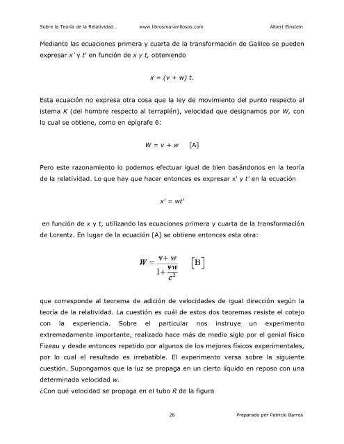 Sobre la teoria de la relatividad - Albert Einstein