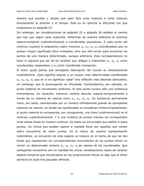 Sobre la teoria de la relatividad - Albert Einstein