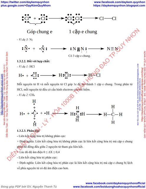 DẠY HỌC HÓA HỌC PHỔ THÔNG THEO CHUYÊN ĐỀ - GIÁO ÁN DẠY HỌC DỰ ÁN CHUYÊN ĐỀ - LIÊN KẾT HÓA HỌC (NHÓM SINH VIÊN ĐẠI HỌC QUỐC GIA HÀ NỘI)