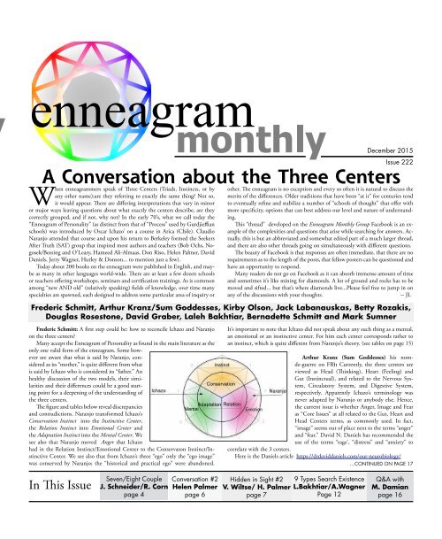 Article from EM 222 - Nine types in search of their existence
