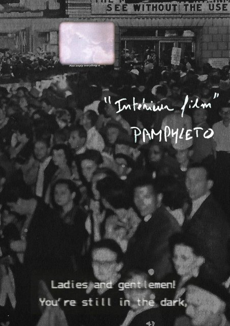 Intérieur film - Pamphleto