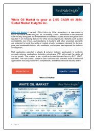 White Oil Market