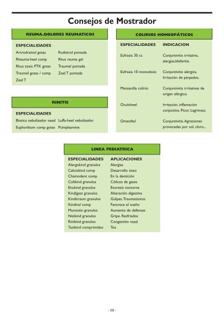 Especialidades HomeopÃƒÂ¡ticas