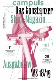 CAMPULS Wintersemester 18/19 Ausgabe 2