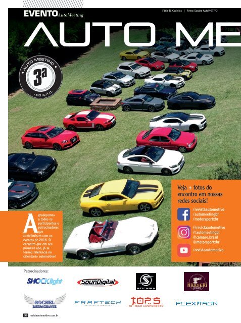 REVISTA AUTOMOTIVO - EDIÇÃO 136 - JANEIRO DE 2019