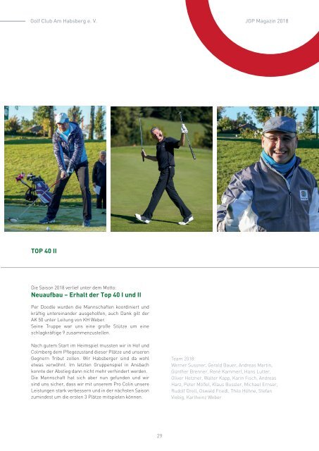 JGP Magazin 2018 Jura Golf Park