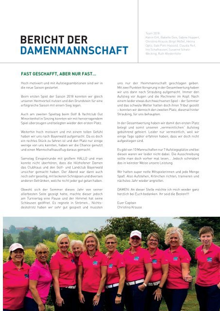 JGP Magazin 2018 Jura Golf Park