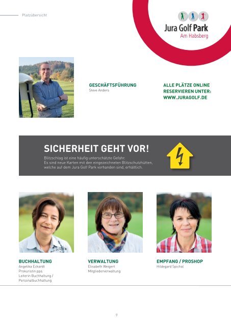 JGP Magazin 2018 Jura Golf Park