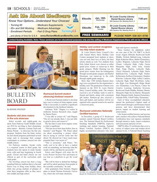 West Newsmagazine 1-9-19